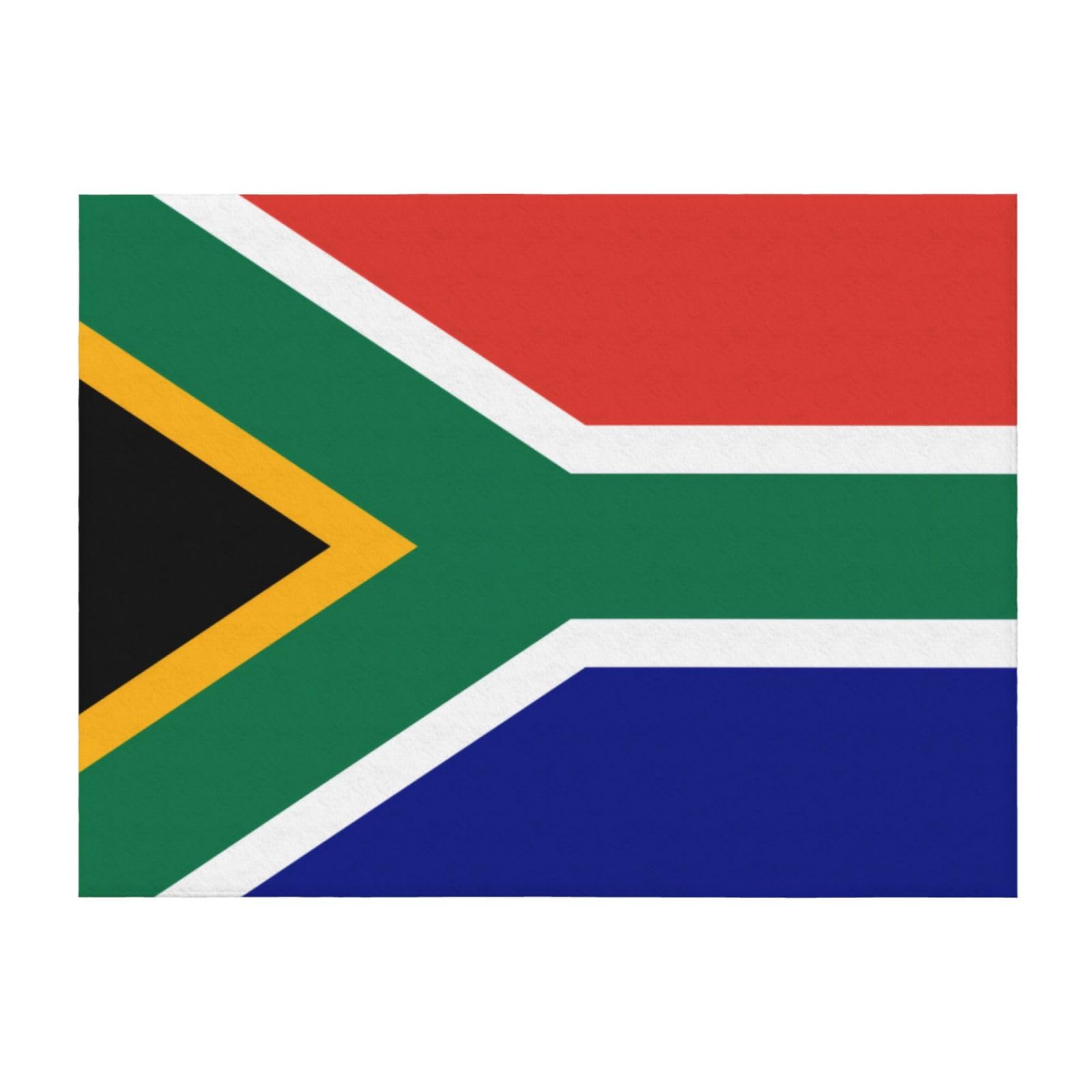 South African Flag Cozy Flannel Blanket â€“ Soft and Warm, Luxurious Texture, Versatile Use â€“ Extra Large Size