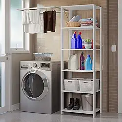 Estante Armário Multiuso para Lavanderia 59cm Branco Madesa