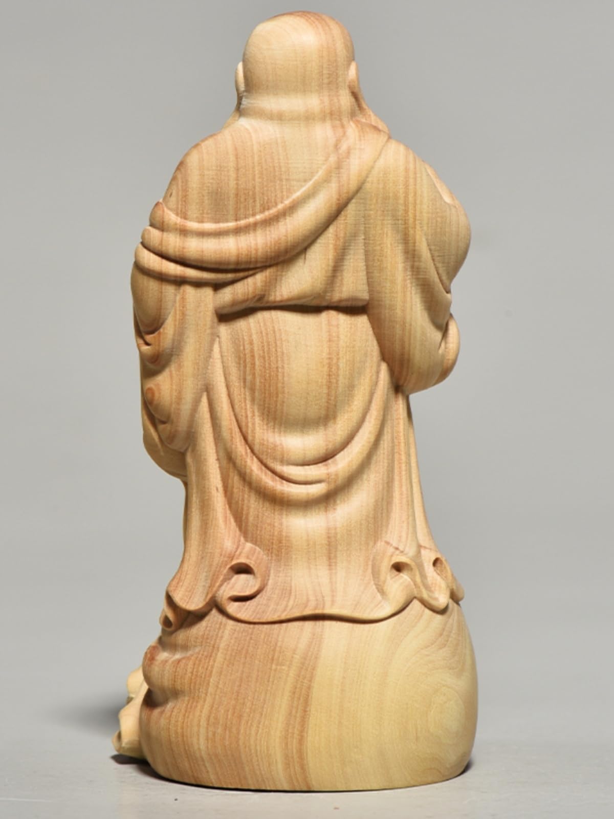 Figura Buda,Resistente Intemperie, Estatuas De Madera Buda 4,72 Pulgadas para La Pequeña Estatua Decoración Casera Interior Feng Shui