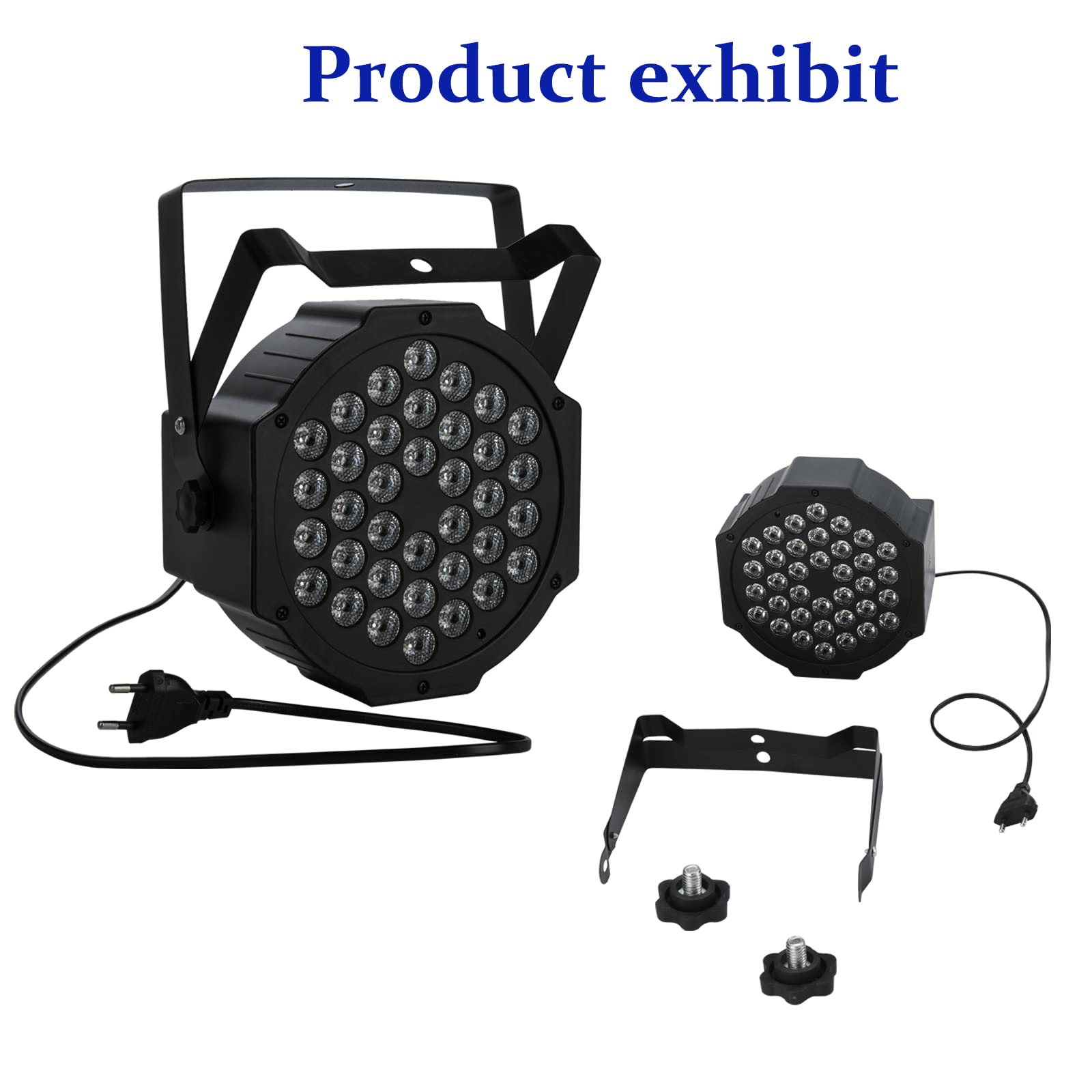 4 Pcs Luces Discoteca - RGB 36 LED Par Luces de Escenario Light Luces de Fiesta Iluminación Escenarios con Activación de Sonido Control Remoto Modo para Disco DJ Fiestas bar Bodas Navidad