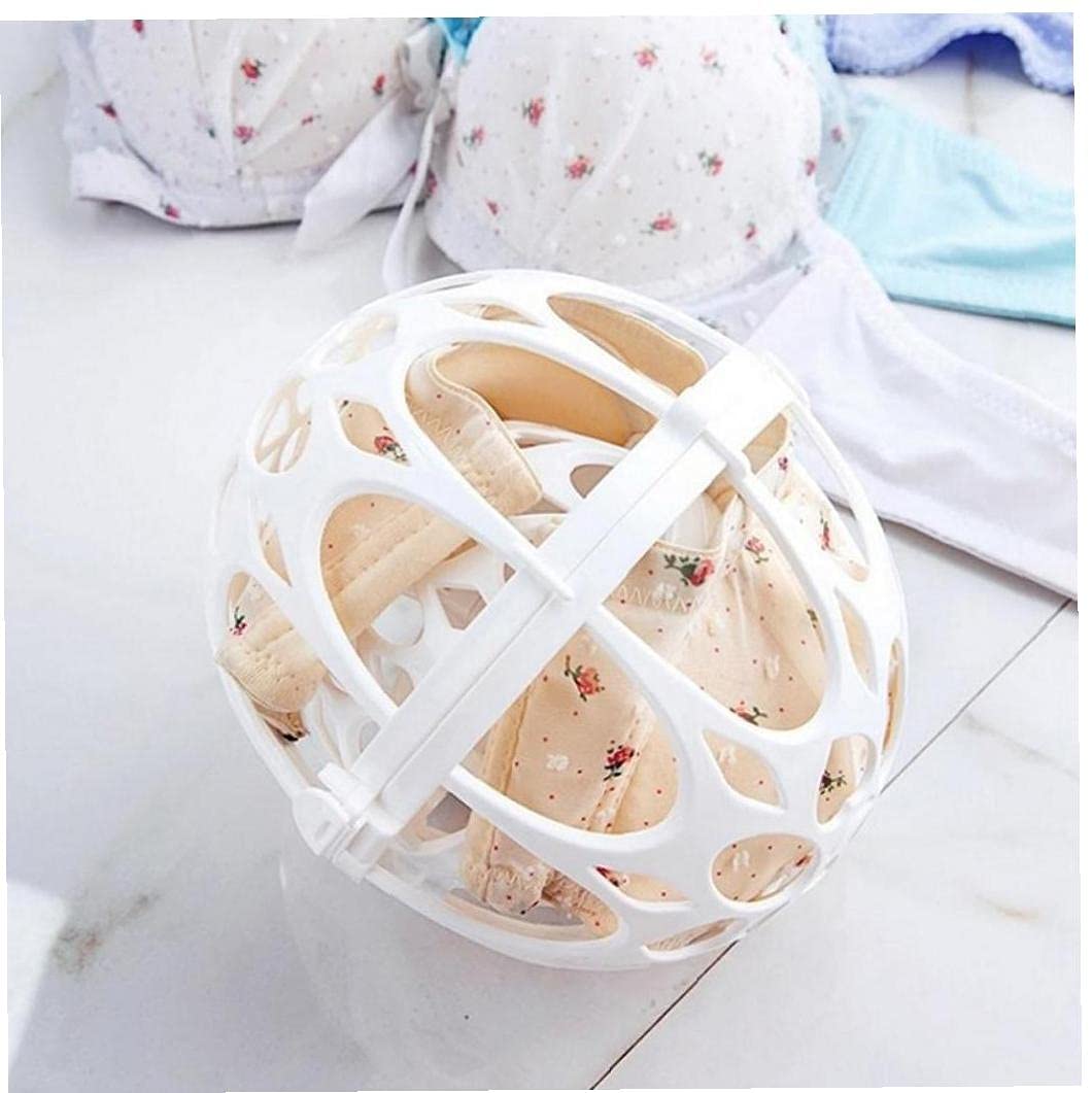 Ayrsjcl 1pc Women Underwear Washer Ball Shape Clothes Washing Bags Double Spherical Bra Washing Bag Bra Laundry Protector