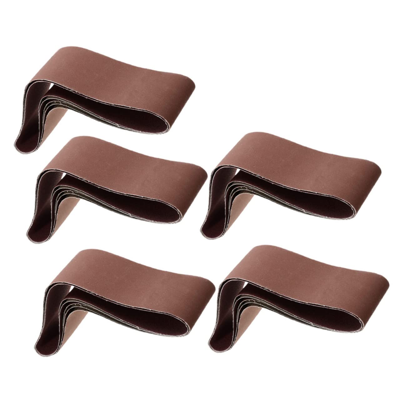 Homoyoyo 5pcs Sanding Belts Metal Sanding Belt Strip Abrasive Easy to Use and Carry