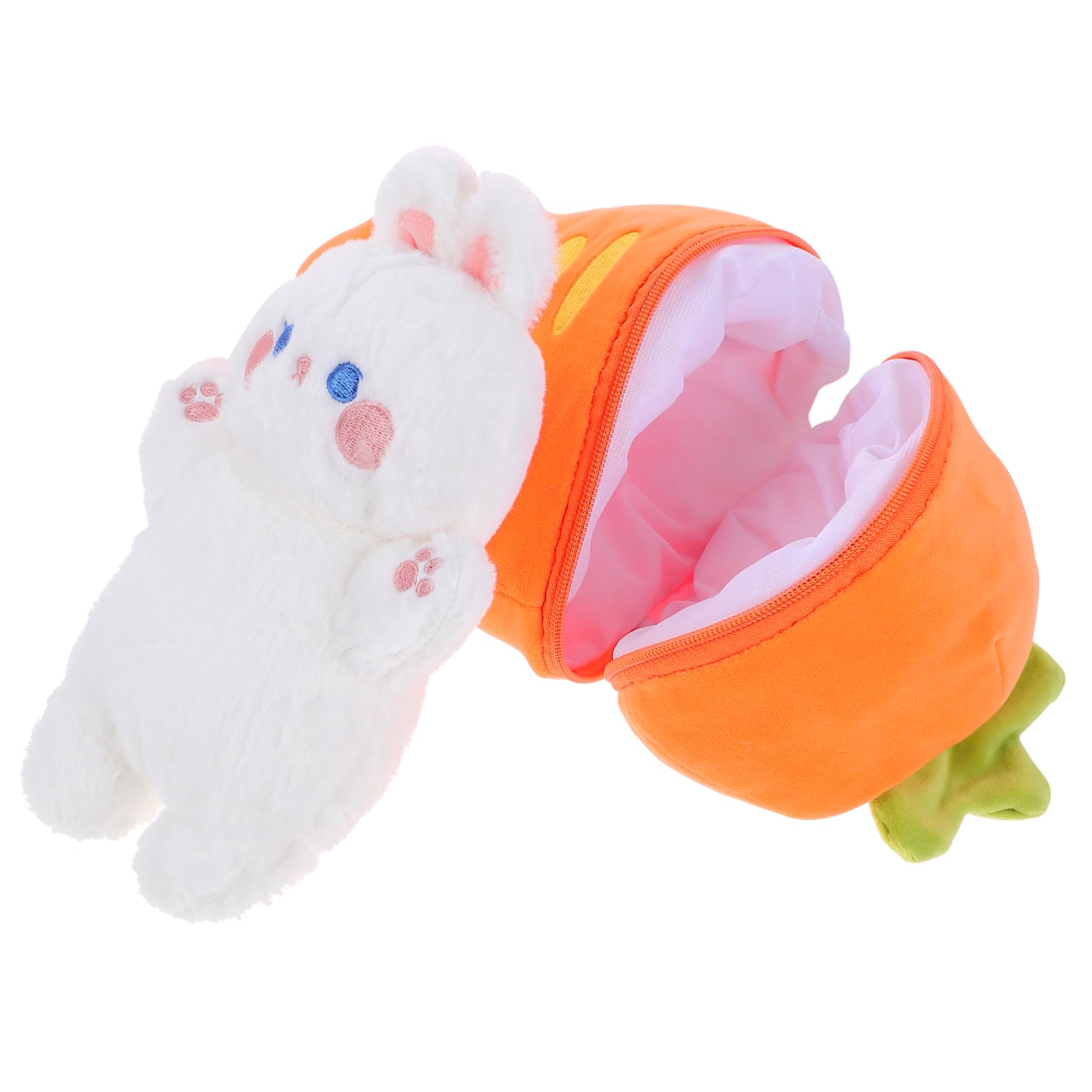 Amazon｜ORFOFE ジッパー 変身 フルーツ ウサギ ぬいぐるみ おもちゃ 
