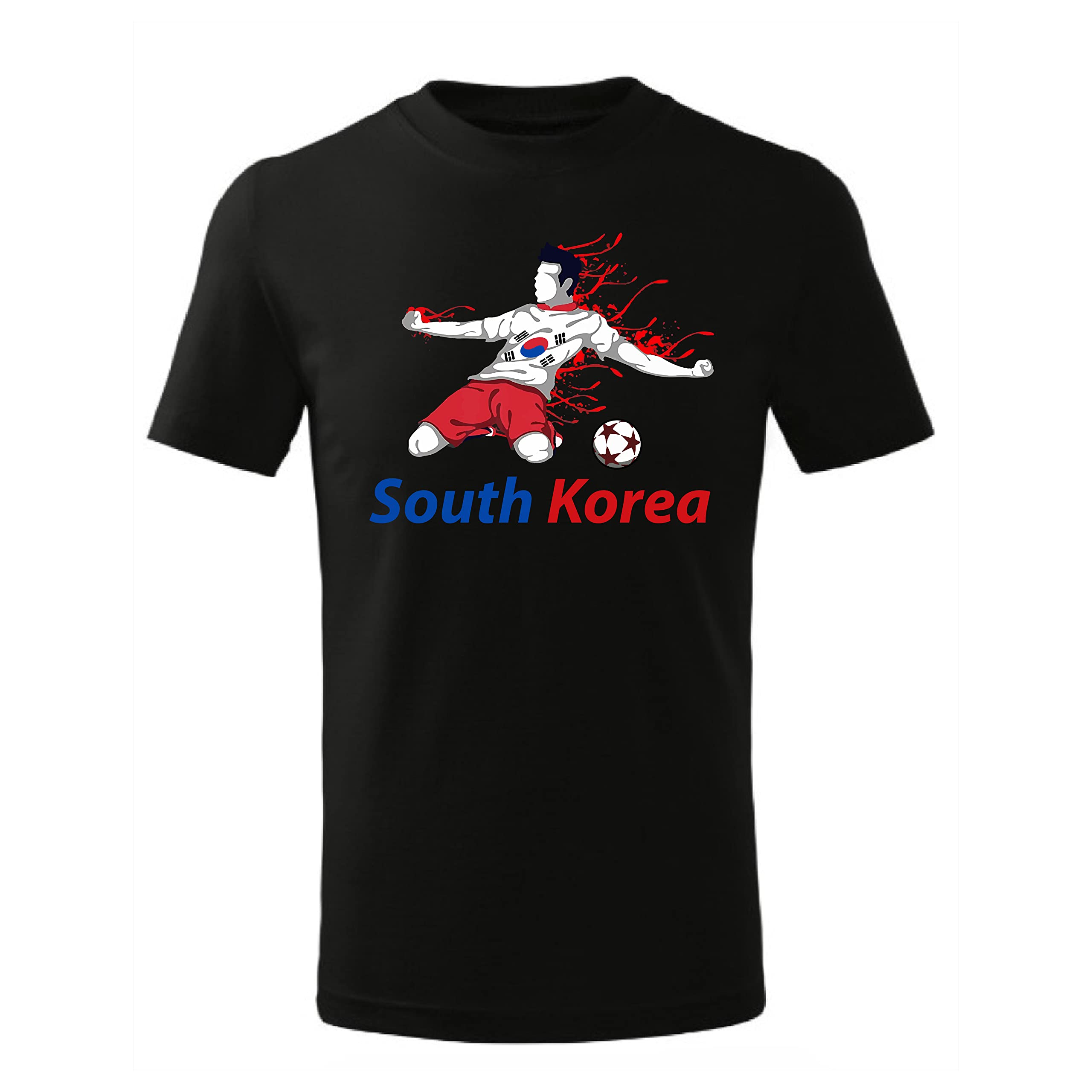 South Korea Football Team World Fans printed T shirts Supporting The Team Football Team Jersey T shirts For Men | Women | Kids to win the cup