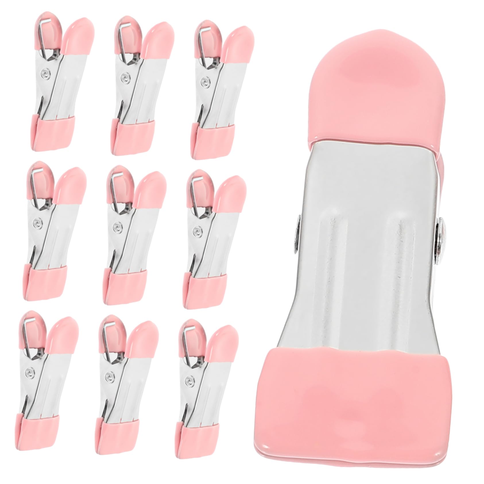 Alipis 4 Set Di Mollette Da Bucato Per Esterni Multiuso Per Patatine Per Foto Per Alimenti Per Stendere I Panni Per Asciugare Design Antivento Ampio Spazio Di Serraggio 10 Pezzi*4