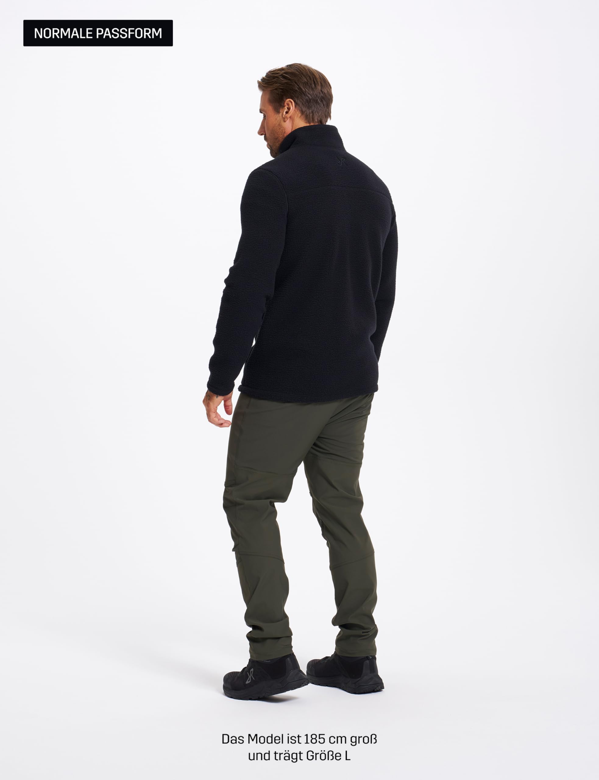 RevolutionRace Moss Pile Fleece für Herren, Weiches Fleecejacke perfekte für Wanderungen und Outdoor-Abenteuer