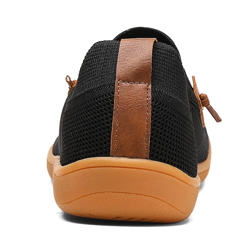 Men's Wide Toe Mesh Barefoot Shoes,Slip-ons,Minimalist, Breathable, Anti-Skid, Flat, Plus Big Sizes4