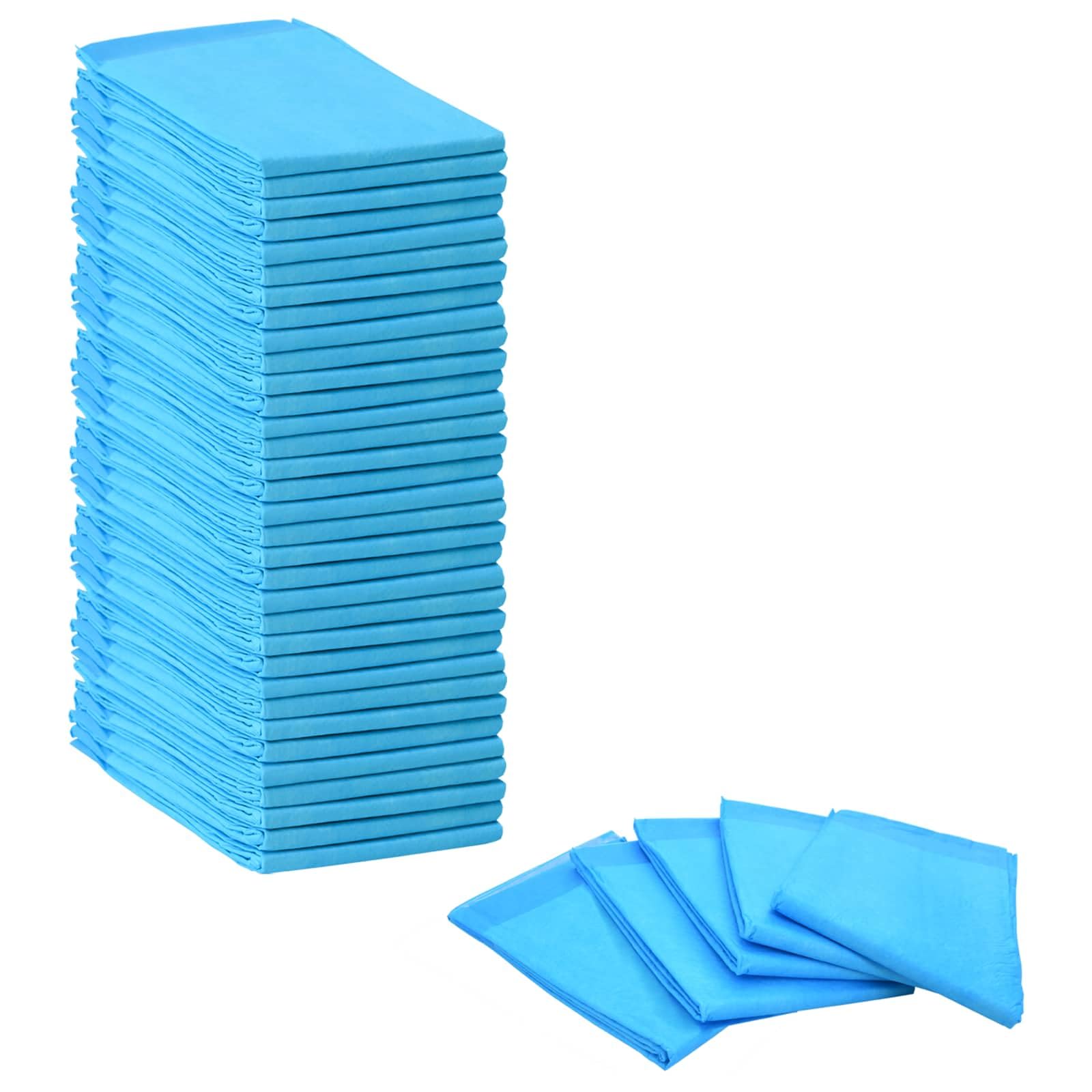 Lot de 100 Alaise pour Chien, Tapis Éducateur Hygiénique Jetable Absorbant Alèse Pipi Propreté Educateur pour Chien en Tissu Non tissé 100 pcs 120x80 cm