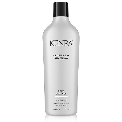 Kenra Clarifying Shampoo | Deep Cleansing | Color-Safe Formula | Removes Dulling Deposits & Product Build Up | Brightens Highlighted, Bleached, or Gray Hair | All Hair Types | 10.1 fl. Oz
