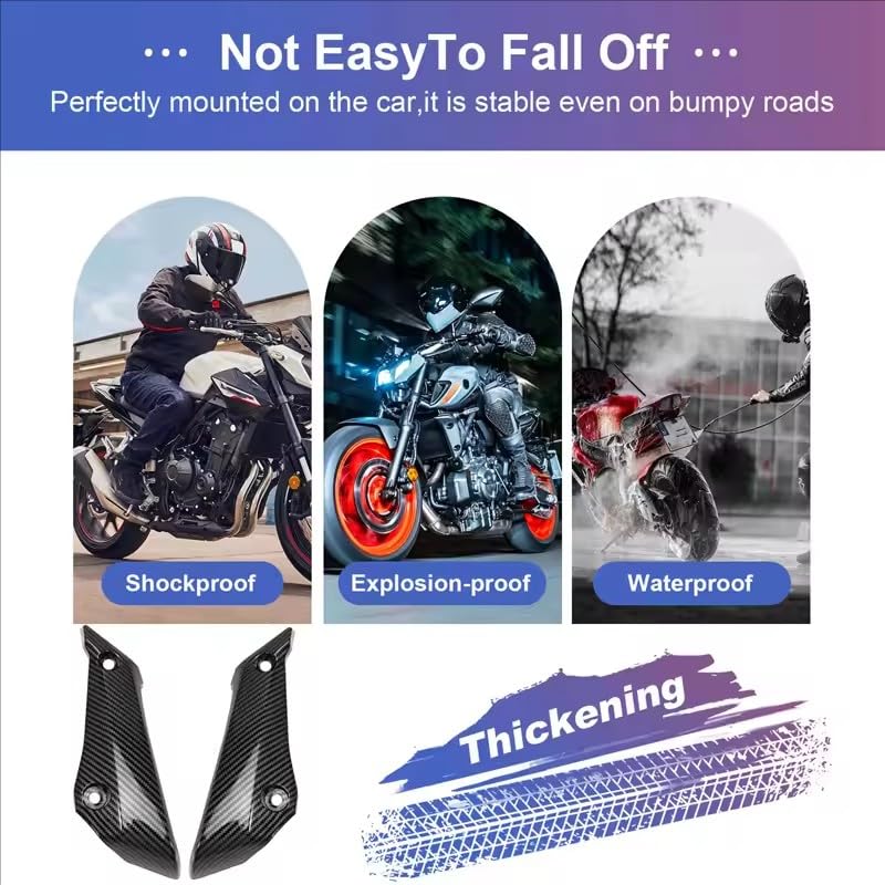 Accesorios de motocicleta para Yamaha MT-03 MT 03 2021-2023 2024 2025 motocicleta izquierda o derecha cubierta lateral del radiador carenado MT03 accesorio
