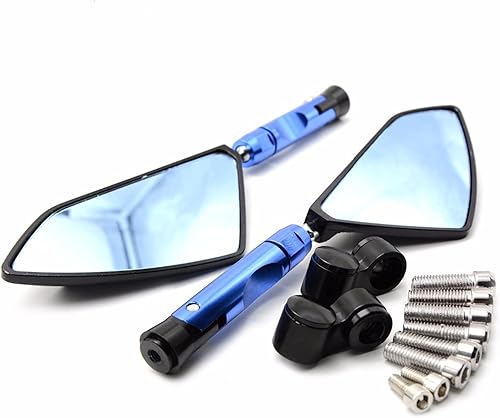 Motorcycle Mirrors For Honda Yamaha Kawasaki Z750 Z800 Z1000 Suzuki Ducati XT660 WR250 WR125 Bmw Aluminum CNC Motorcycle Rearview Side Mirror (Color