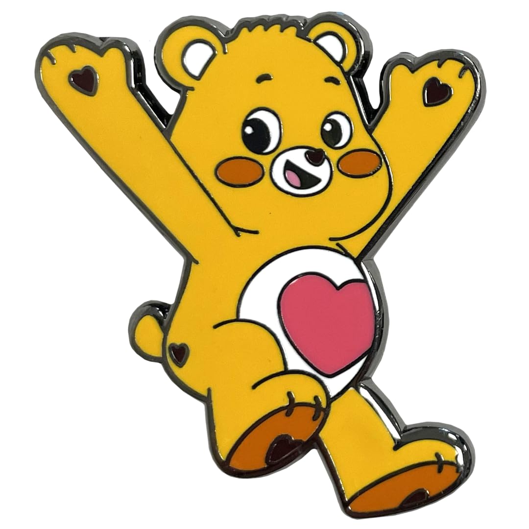 Pawprint Family | Tenderheart Bear Enamel Pin Badge | Care Bears Unlock the Magic Official Merchandise