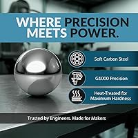 Vista 4 de PGN Munición de acero con tirachinas - 500 piezas, 3/8 pulgadas (calibre 0.375 pulgadas), práctica recta y precisa