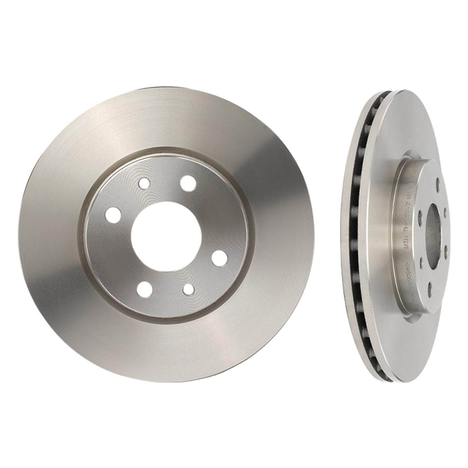 Frankberg Set freni incl. 2x Dischi Freno + 4x Pastiglie dei Freni Anteriore Compatibile con Idea 350 Cono 955 Bravo II 198 Qubo 225 Stilo 192 Replace# 46401356,46831041