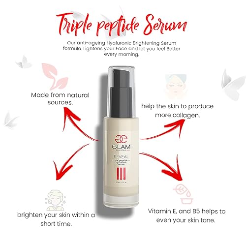 Miniatura 3 de Suero de ácido hialurónico triple péptido para la cara