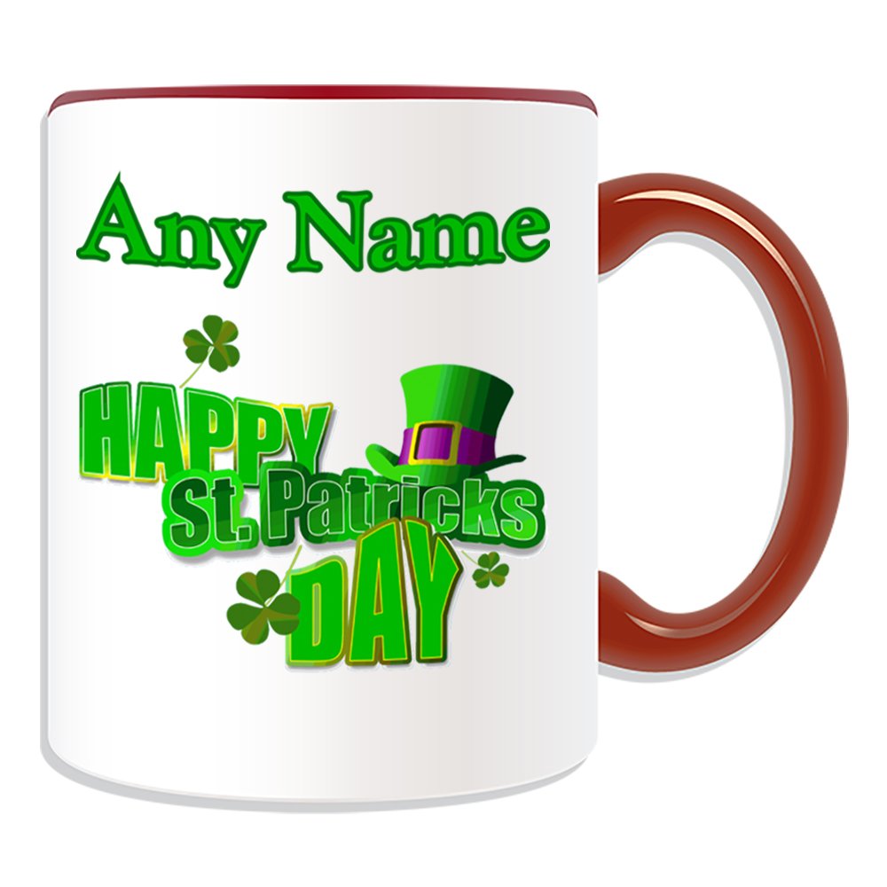 Cadeau Personnalisé - Mug Happy St Patrick's Day (motif D'occasion) Nom