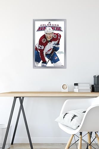 Miniatura 6 de Trends International NHL Colorado Avalanche - Póster de pared de la serie 23 de Nathan MacKinnon, 22.4 pulgadas de largo x 14.7 pulgadas, versión