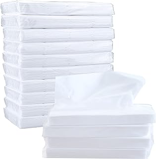 20 Pack Car Tissue Refill, 3-Ply Disposable Facial Tissues for Car Sun Visor, Paper Napkin Holder, Nice Tissue for Sun Visor Box, Car Travel Tissues, Soft, Smooth and Comfortable
