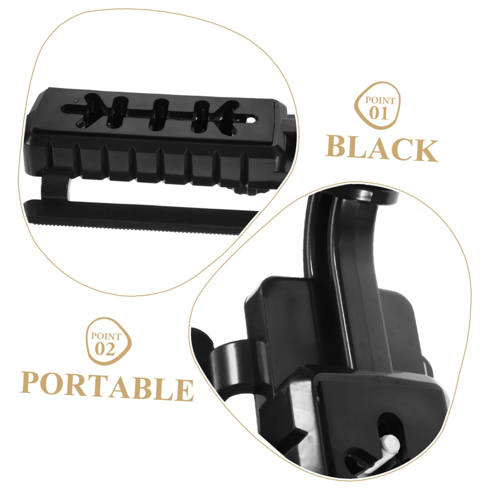 Stabilizzatore Camera Portatile U a Mano per Dslr Nero