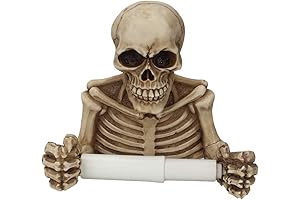 Outstanding Skull Toilet Paper Holder: A Spooky, Sophisticated Bathroom Upgrade