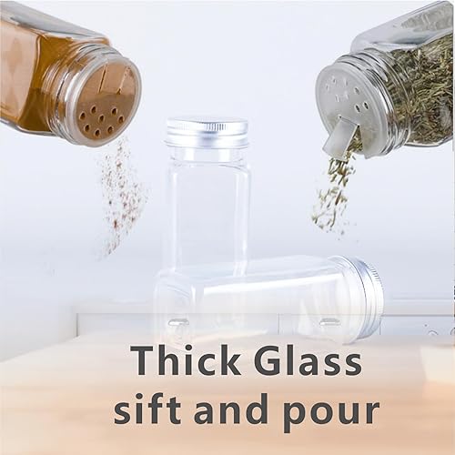 Miniatura 6 de Estante magnético para especias con frascos, estante magnético para especias para refrigerador, 24 tarros de especias con etiqueta, estantes