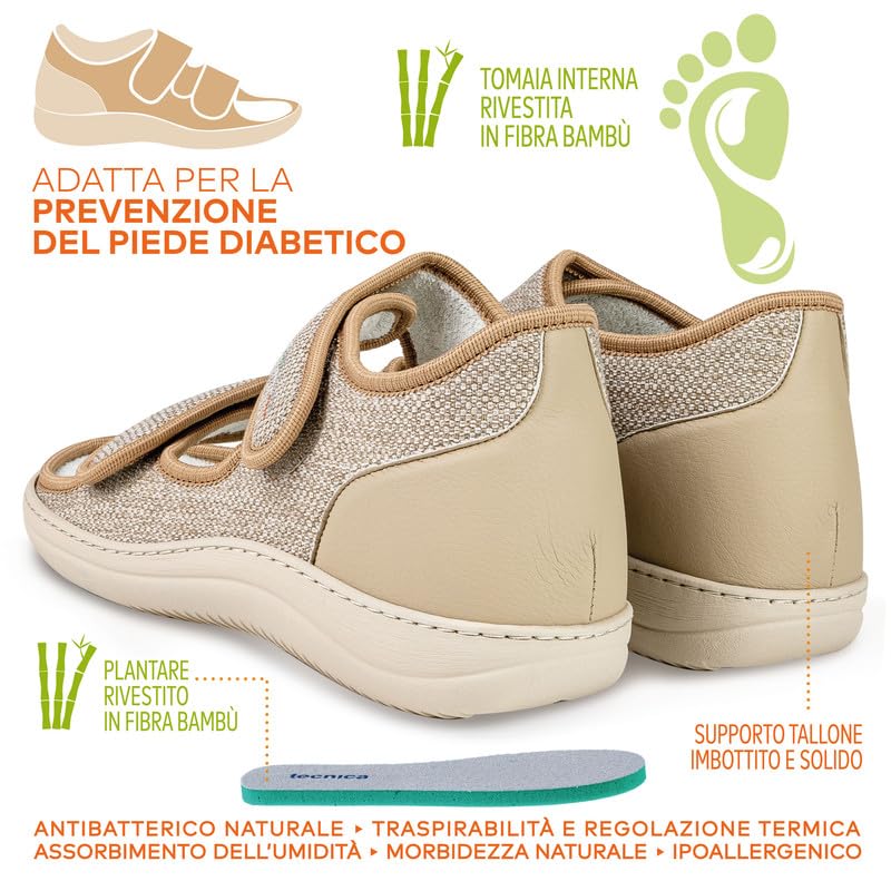 EXTRO STYLE - Sandali Ortopedici Donna e Uomo, Tecnica 11, Per Fasi Post Operatorie, Piede Reumatico, Vasculopatie e Metatarsalgie, Sandali Antiscivolo Con Plantari Estraibili, Grigio