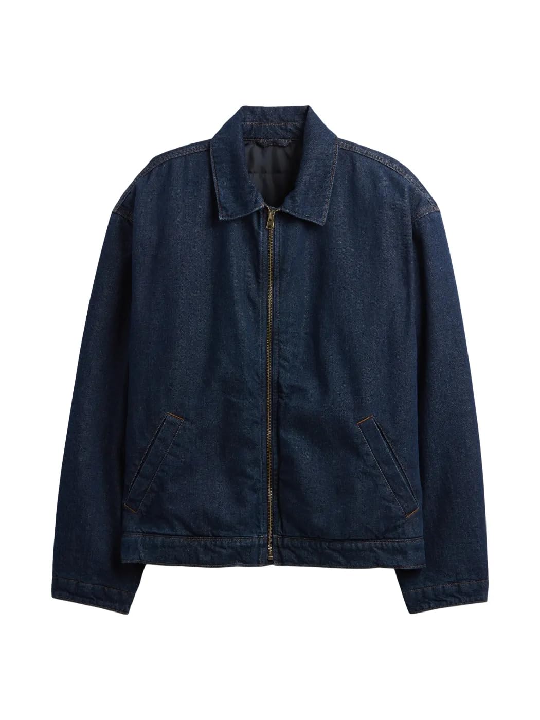 

                                                    GAP Mens Denim Full Zip Jacket Medium Indigo 15 M