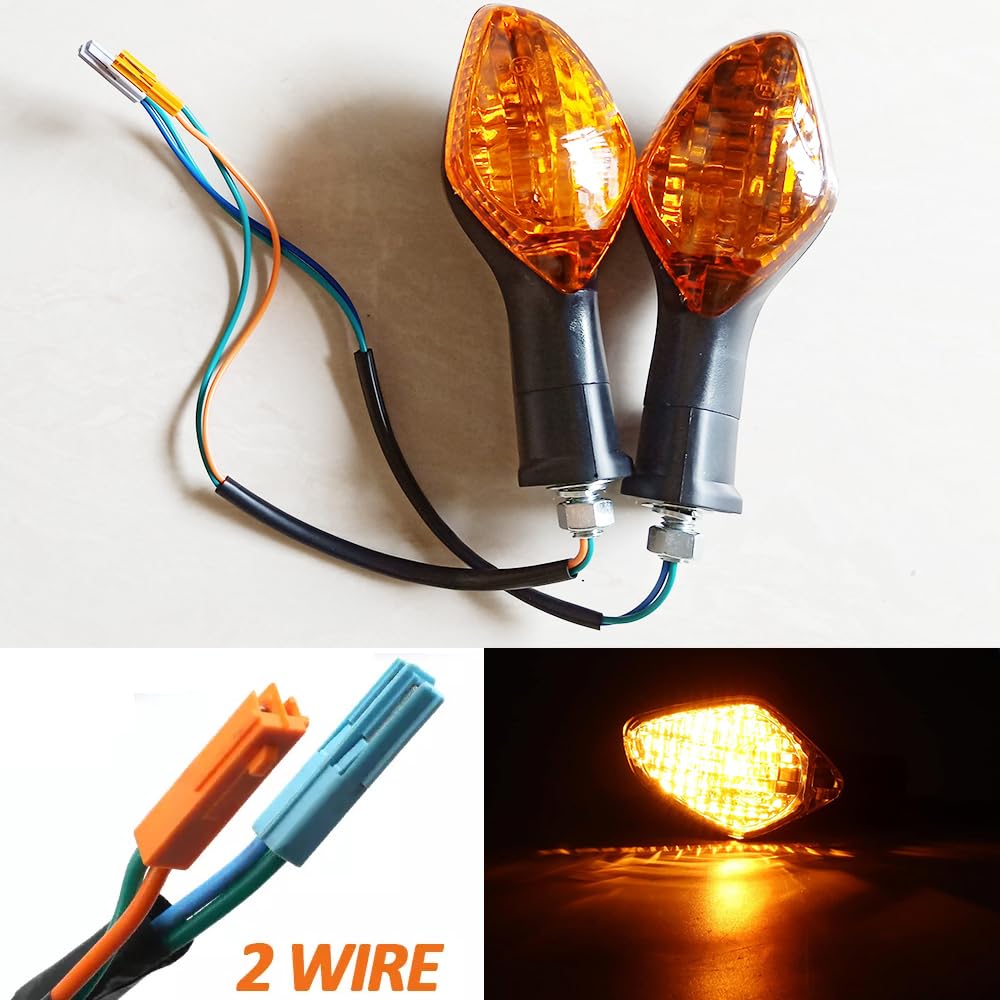 Amazon.com: 2x Turn Signal Indicator Light Blinker Lamp For Honda