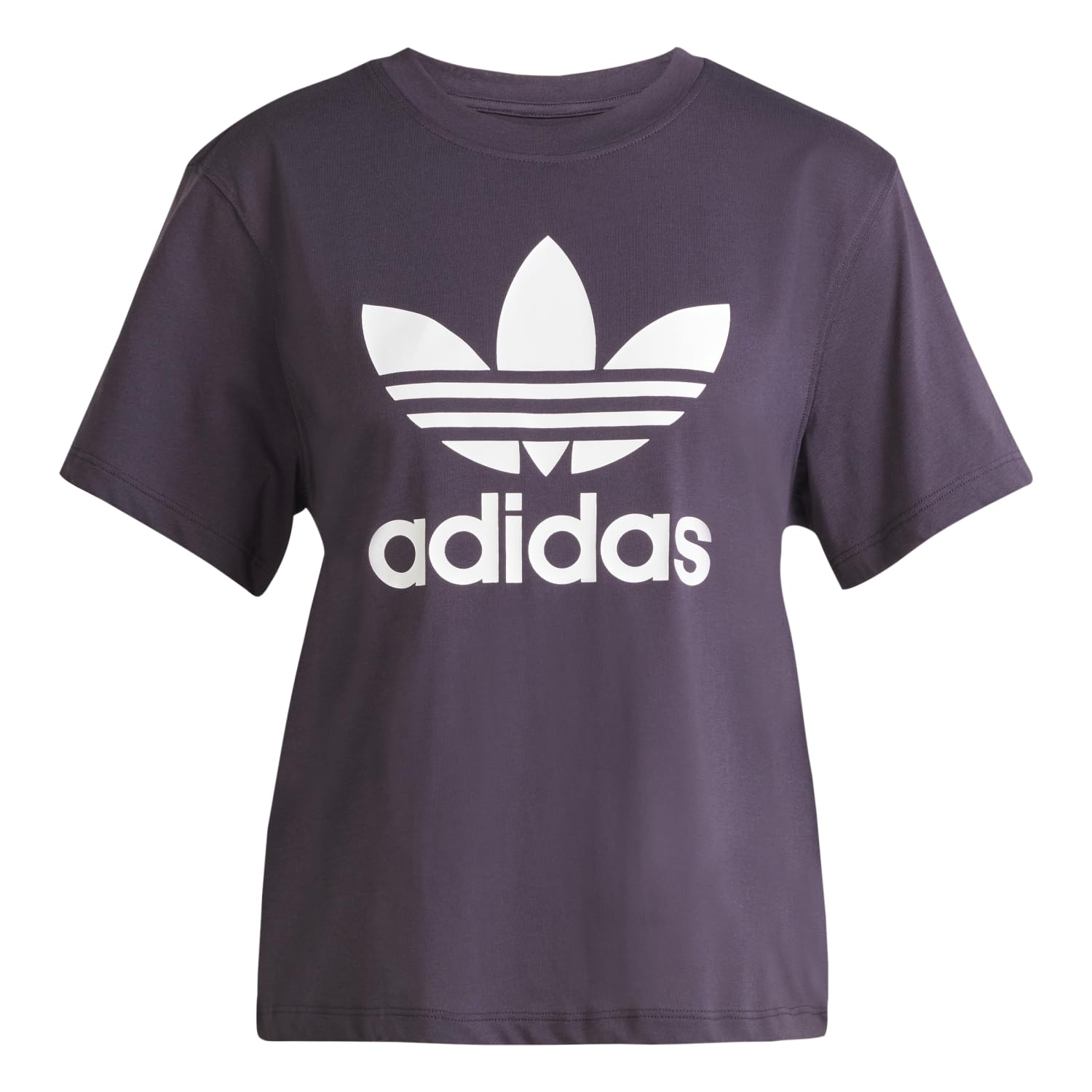 Adidas Womens Loose T-Shirts | Trfl Tee Boxy | Purple | Size-2Xs | in purple