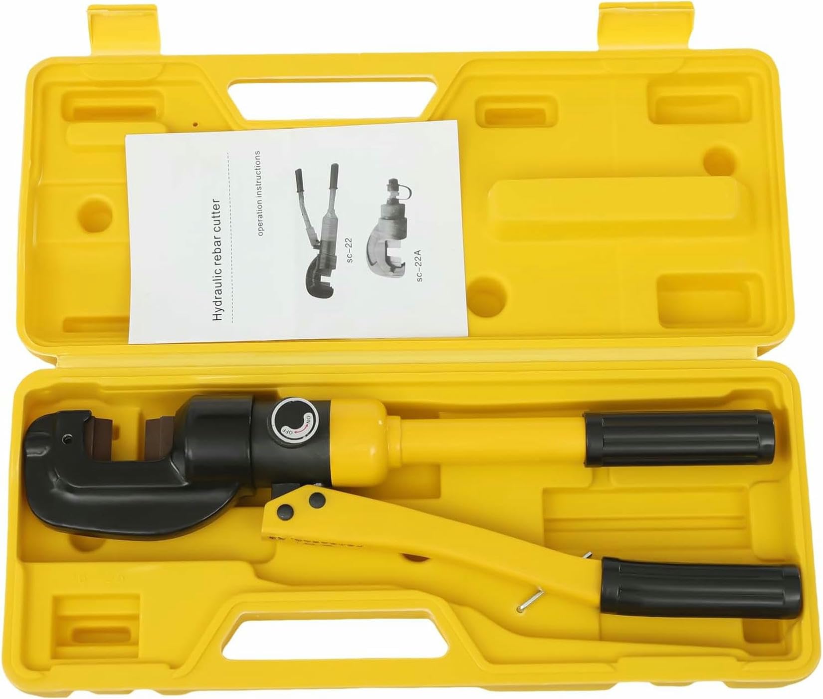8T RECARE HIDRÁULICA PLAJA, Cortadores De Pernos De Servicio Pesado Portátiles Con Caja, Cortador De Barras Hidráulico De Mano, Herramienta De Corte Para La Construcción, Electricidad, Electricidad
