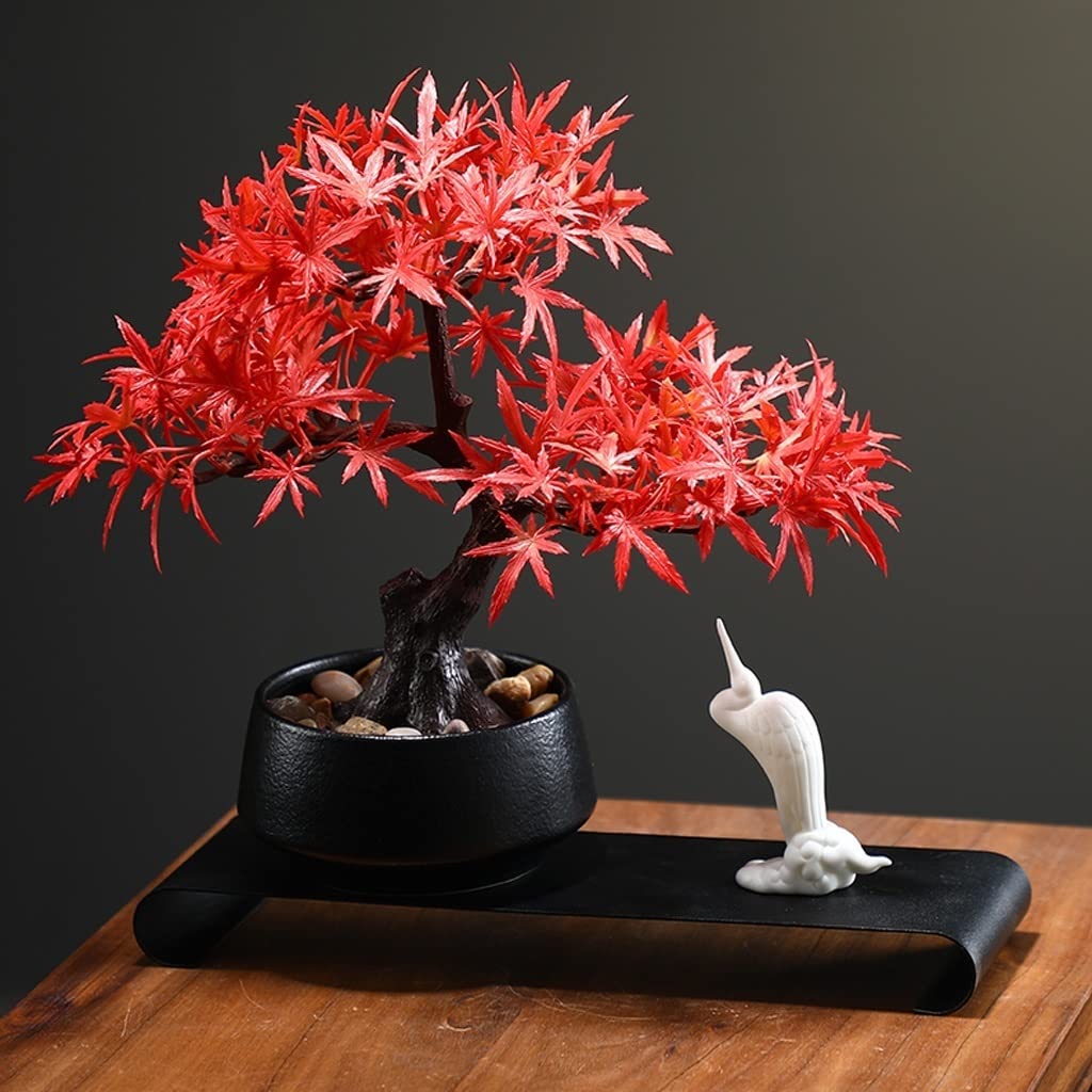 Sztuczne drzewo sztuczna roślina bonsai sosna igła cyprys roślina doniczkowa ceramiczna doniczkowa wewnątrz i na zewnątrz bonsai dekoracyjne ozdoby sztuczne drzewo wewnątrz, A
