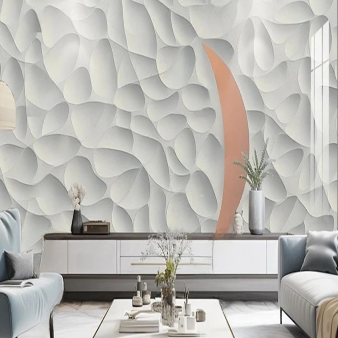 Papier peint 3D autocollant en PVC imperméable et lessivable pour mur