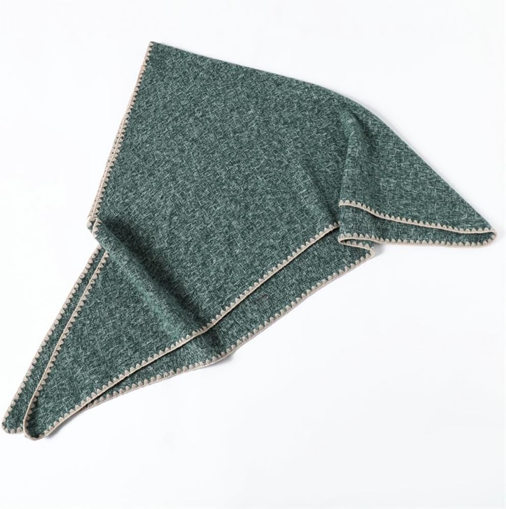 Rungion Women's Winter Triangle Scarf Shawl Winter Solid Poncho Capes Large Warm Shawl Neckerchief Wraps - Image 4