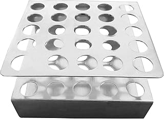 Precise Canada: Test Tube Racks 25 Tubes Aluminium Lab Supplies