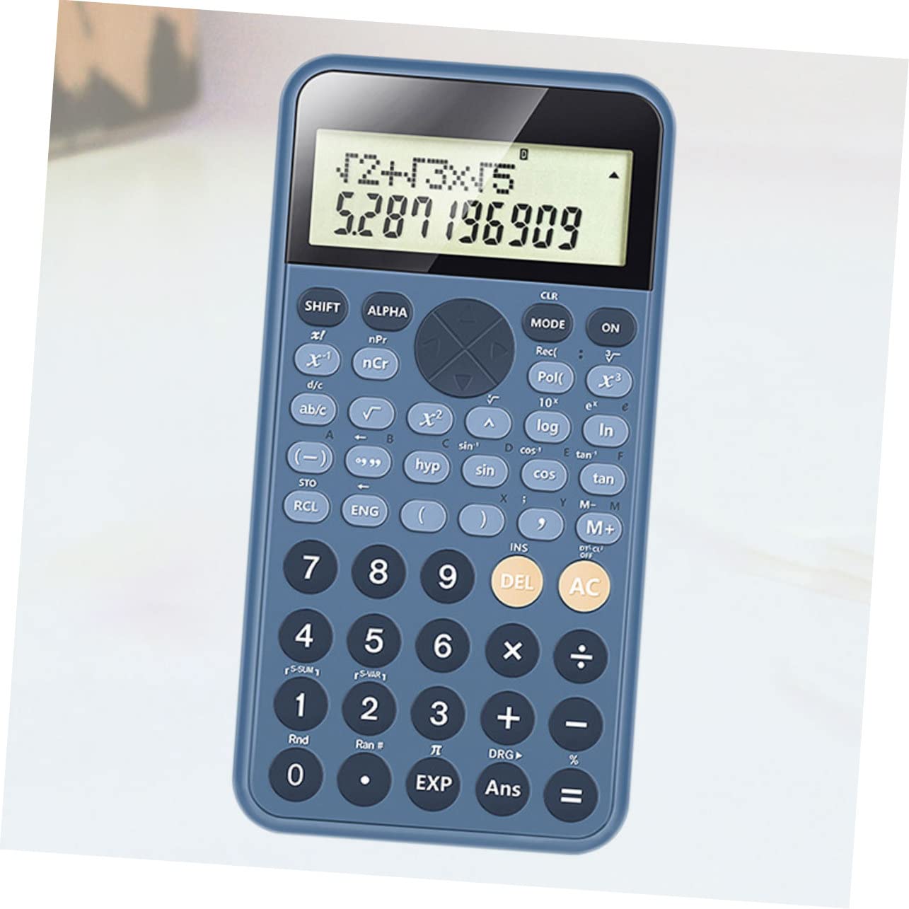 STOBOK 2pièces Calculatrice Scientifique Portable De Fonctions Outil Pratique pour Étudiants Comptabilité Et Mathématiques Bleu