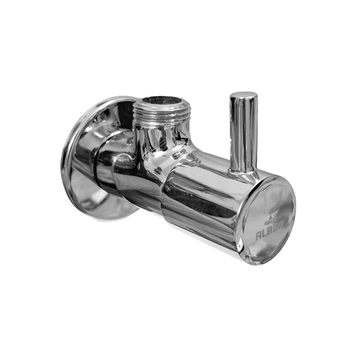 Albini Brass Abero Angle Valve Chrome Coated with Wall Flange | Stop Cocke, Angular Stop Cock Tap for Geysers, Bathroom Kitchen Sinks, and Toilet Seat Sections (B0D3C4XJY2) Amazon Price History, Amazon Price Tracker