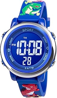 Digitale Uhr für Kinder - wasserdichte Silikon Armbanduhr