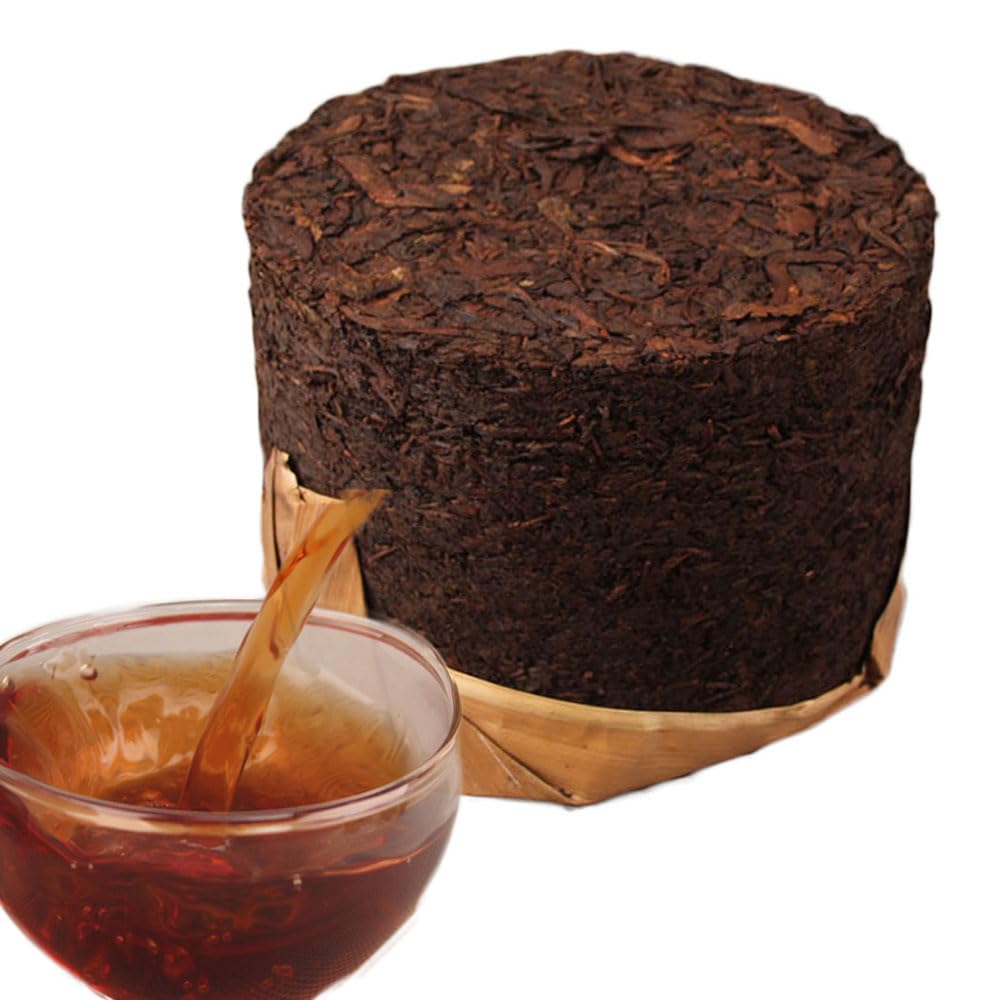 3000g Té puer maduro clásico de Yunnan Pu'er orgánico Árbol más antiguo Cocido Puer Natural Puerh Negro Puer Pastel de té Empaquetado de hojas de bambú