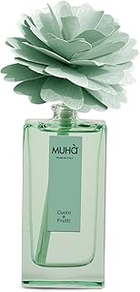 MUHA' PEONY - Difusor de 50 ml, color verde y agua, piel y frutas