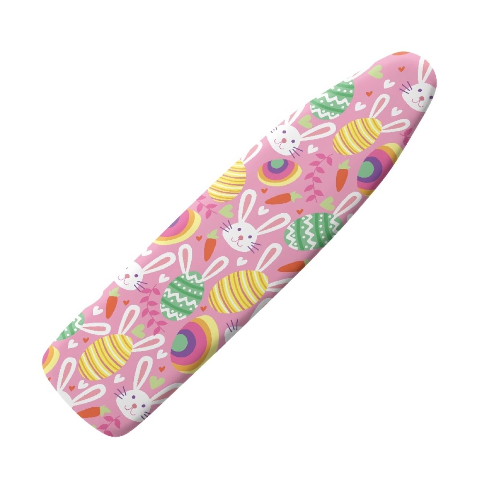 Ironing Board Covers Pink Easter Iron Board Covers and Pad Thick Resist Scorching and Staining Thick Easy Fit Iron Cover Adjustable Elastic Rope Ironing Boards Cover 140x50cm