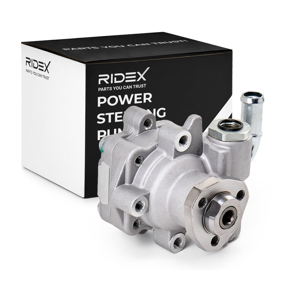 RIDEX 12H0055 Bomba de dirección hidráulico Compatible con VW Multivan T5 7HM, 7HN, 7HF, 7EF, 7EM, 7EN
