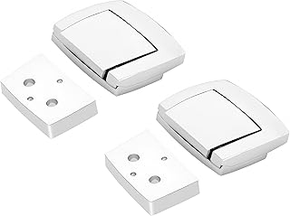 Tour Pack Pak Latches Fits for Harley Davidson Touring Classic Electra Glide Road Glide Road King CVO 1993-2013 2010 (Chrome+Spacers)