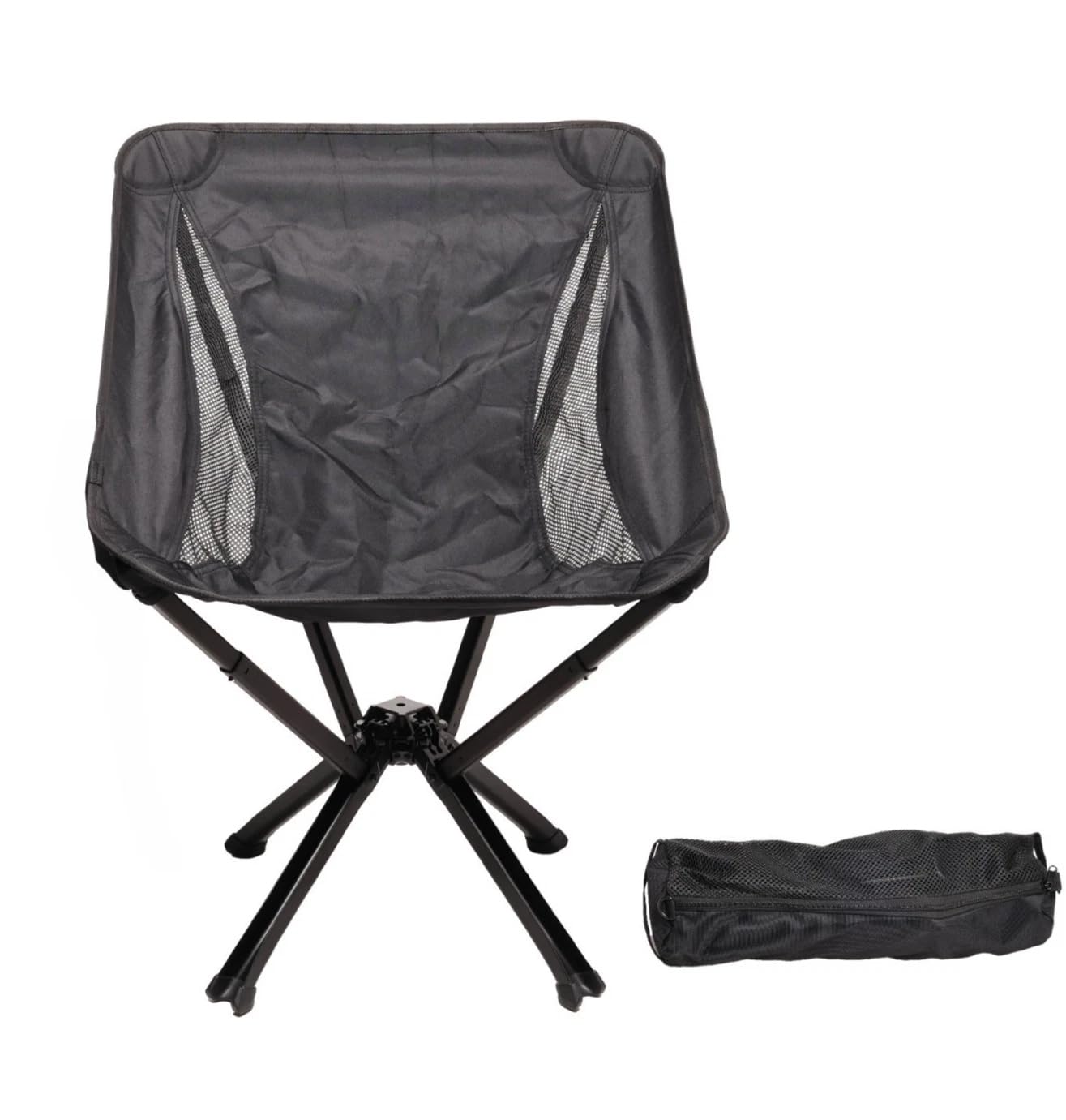 TCTNT Ultra Compact Folding Camping Chair, 600D Oxford Fabric, Umbrella-Style, with Carry Case