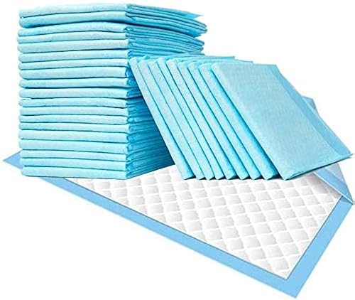 50 almohadillas desechables para cama de incontinencia de 24 x 36 pulgadas, almohadillas desechables ultra absorbentes, impermeables, protección de