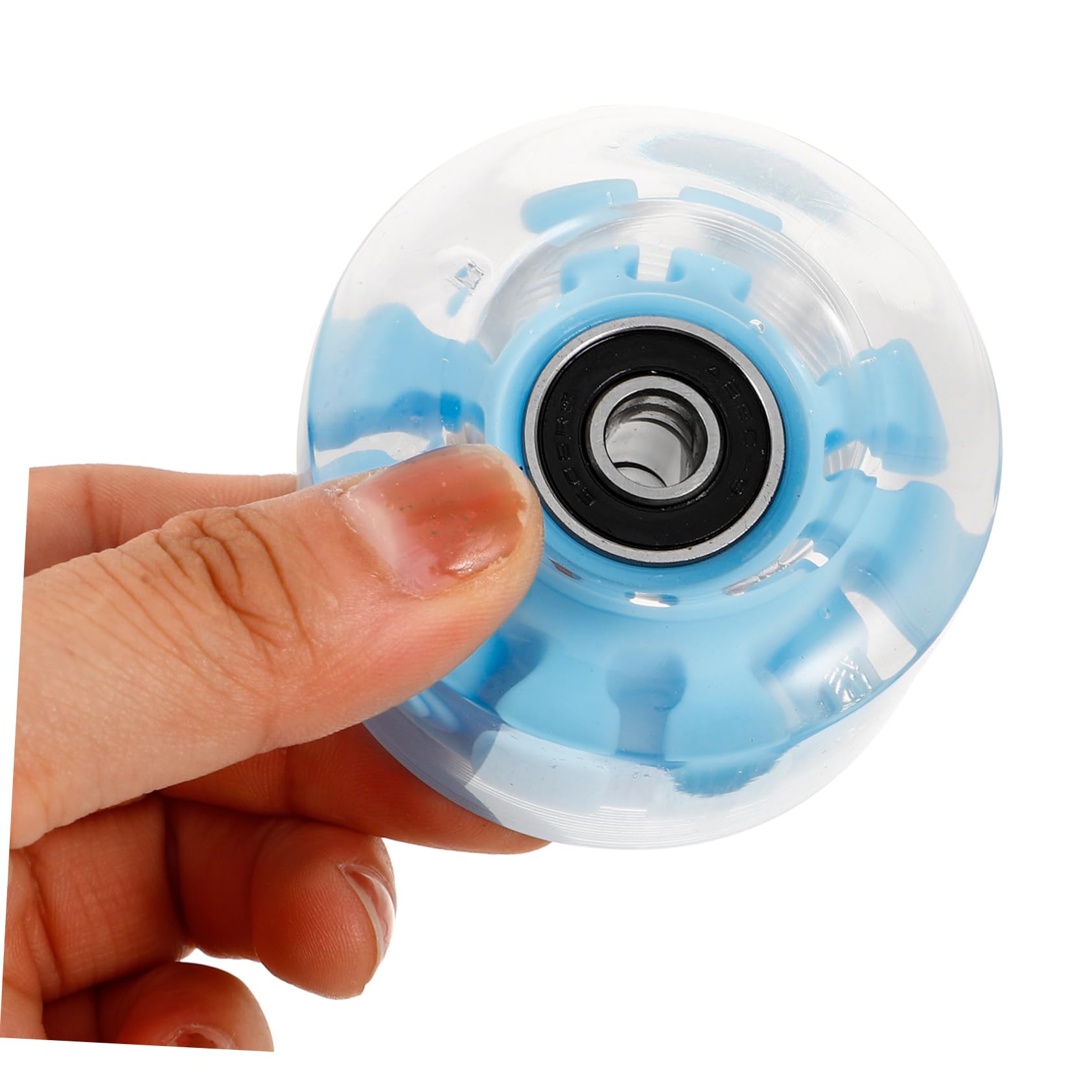 ibasenice Light up Wheels for Roller Skates 4 Pack Flashing Skating Wheels with High-brightness Led