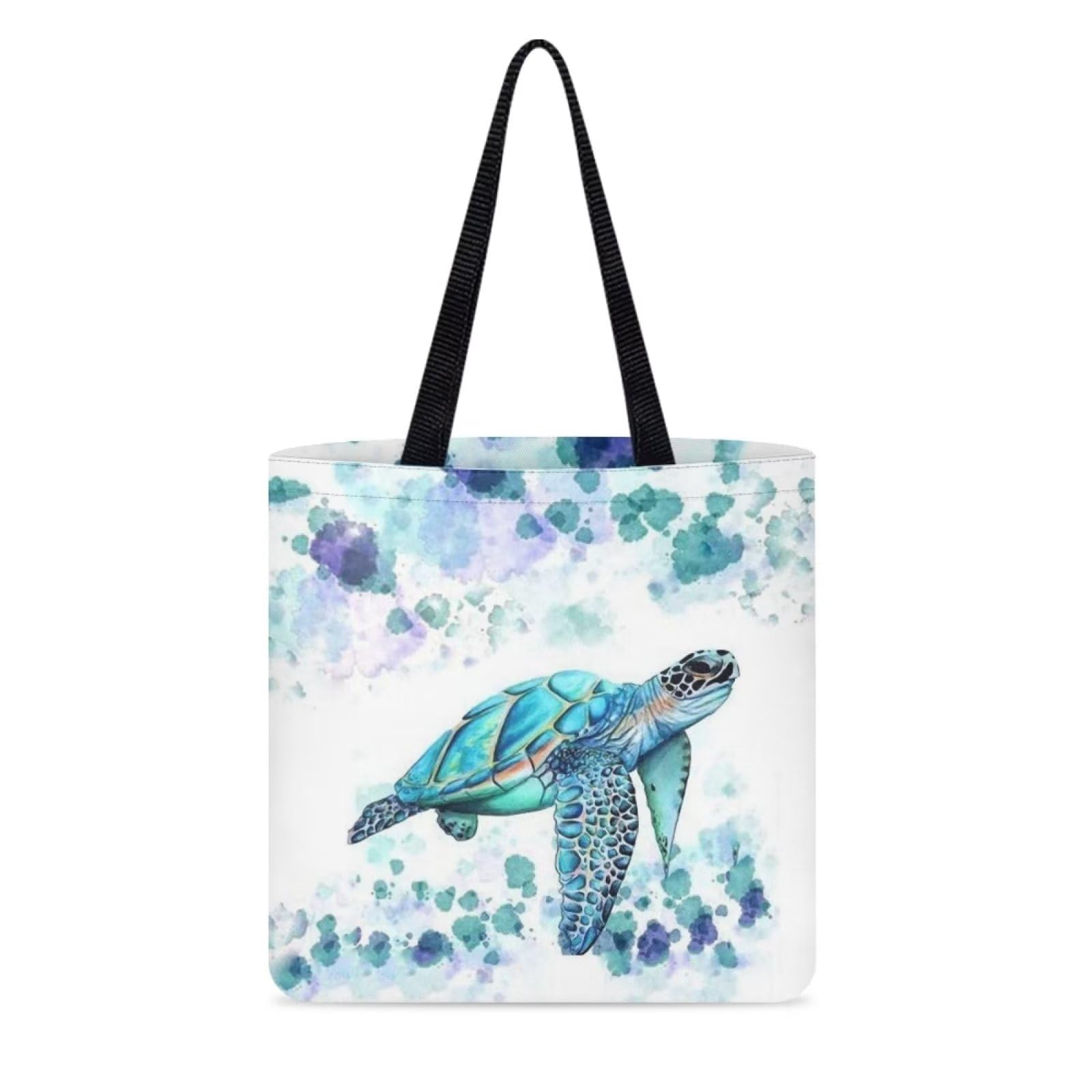 KUIFORTICanvas Tote Bags for Women Reusable Grocery Bags Large Dirty Clothes Bag Portable Shopping Handbag