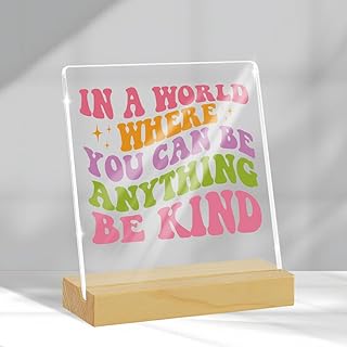 Self Care Gifts Mental Health Gifts Inspirational Gifts Positive Affirmations Acrylic Sign Mental Health Awareness Table Desk Decor Birthday Christmas Cheer Up Gifts for Women Men Dad Mom Female