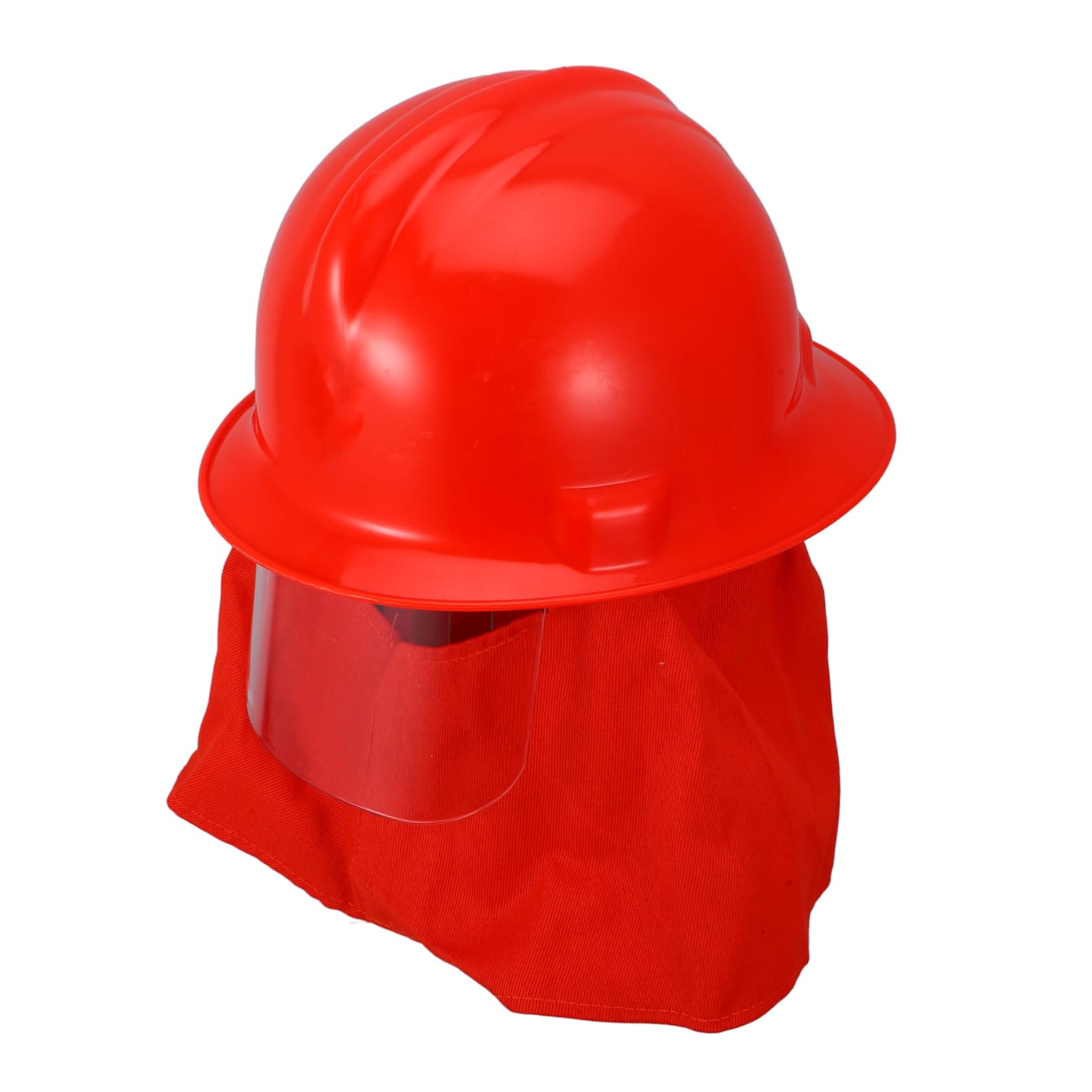 Casco Antincendio Rosso in Abs, Elmetto Integrale per Vigili | Spegnimento e Situazioni D’emergenza, Pratico e Comodo, Struttura in Abs Stampato