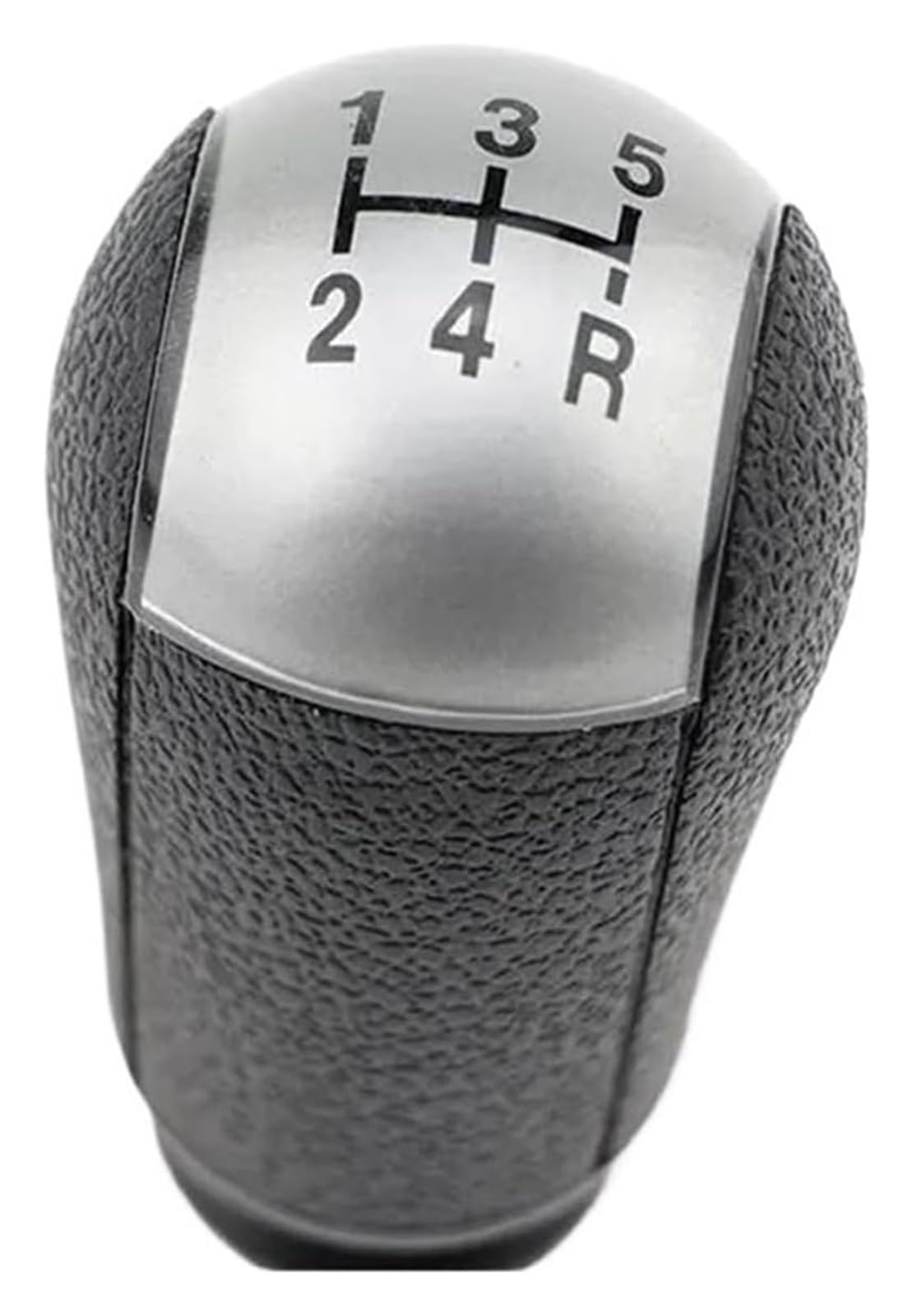 GXSAI Car Gear Lever for Focus for Mondeo MK3 S-MAX C-MAX for Mustang for Galaxy for Fiesta MK6 Car Gear Head Shift Knob(Silver)