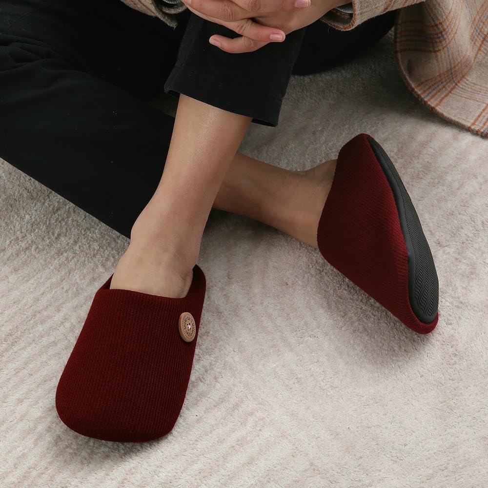 GLDFW - Pantuflas de invierno de algodón cálido para mujeres y hombres, suaves, antideslizantes, esponjosas, diseño de sandalias para parejas, pantuflas de interior